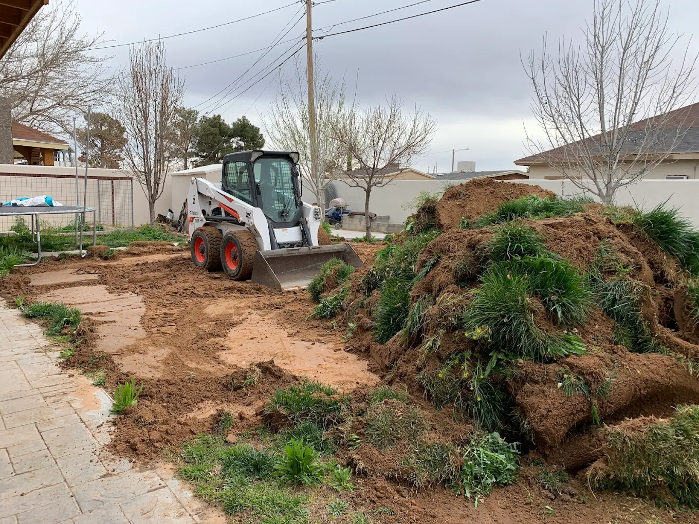 Bobcat excavation and land clearing