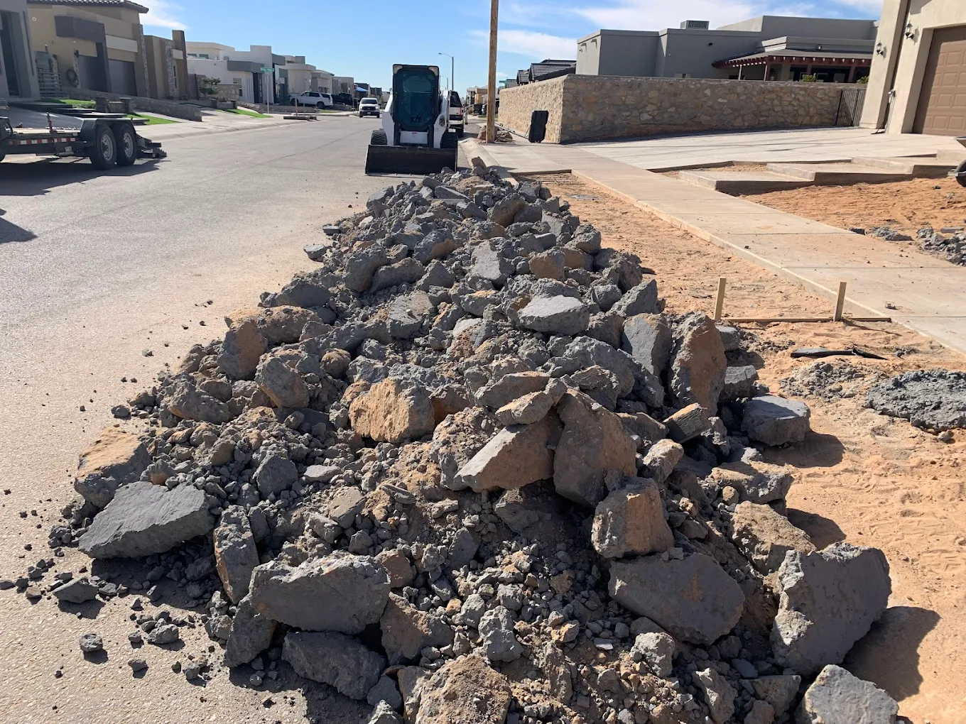 Concrete and debris removal